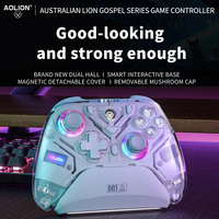 Aolion K10 Gaming Controller With Charging Dock RGB Wireless Gamepad Hall Effect Joystick Trigger For Nintend Switch/PC/Phone