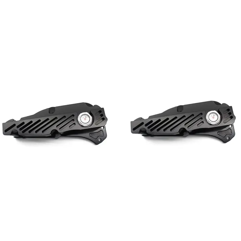 Clear 2X Motorcycle Oil Pan Aluminum Clear Visible Oils Bottom Potn For VESPA GTS250 300 GTV HPE 2019-2022 Black