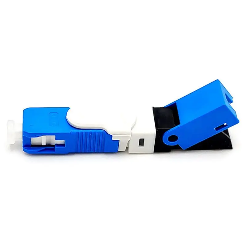 SCLS 100PCS/Lot FTTH ESC250D SC/UPC Single-Mode Fiber Optic Quick Connector FTTH SM Optic Fast Connector