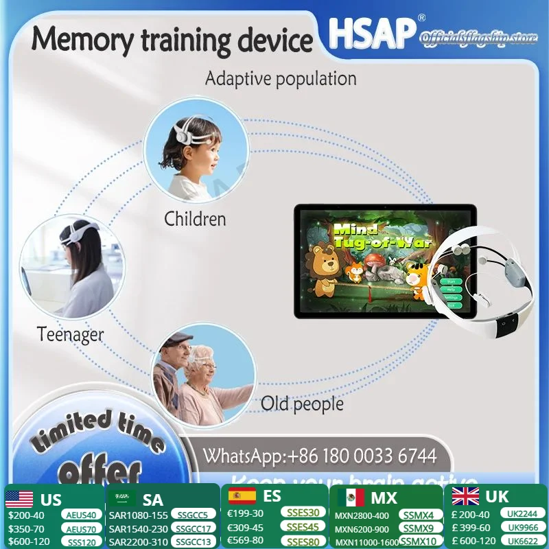 

Portable memory training device Children/student brain development device for Alzheimer's prevention and treatment