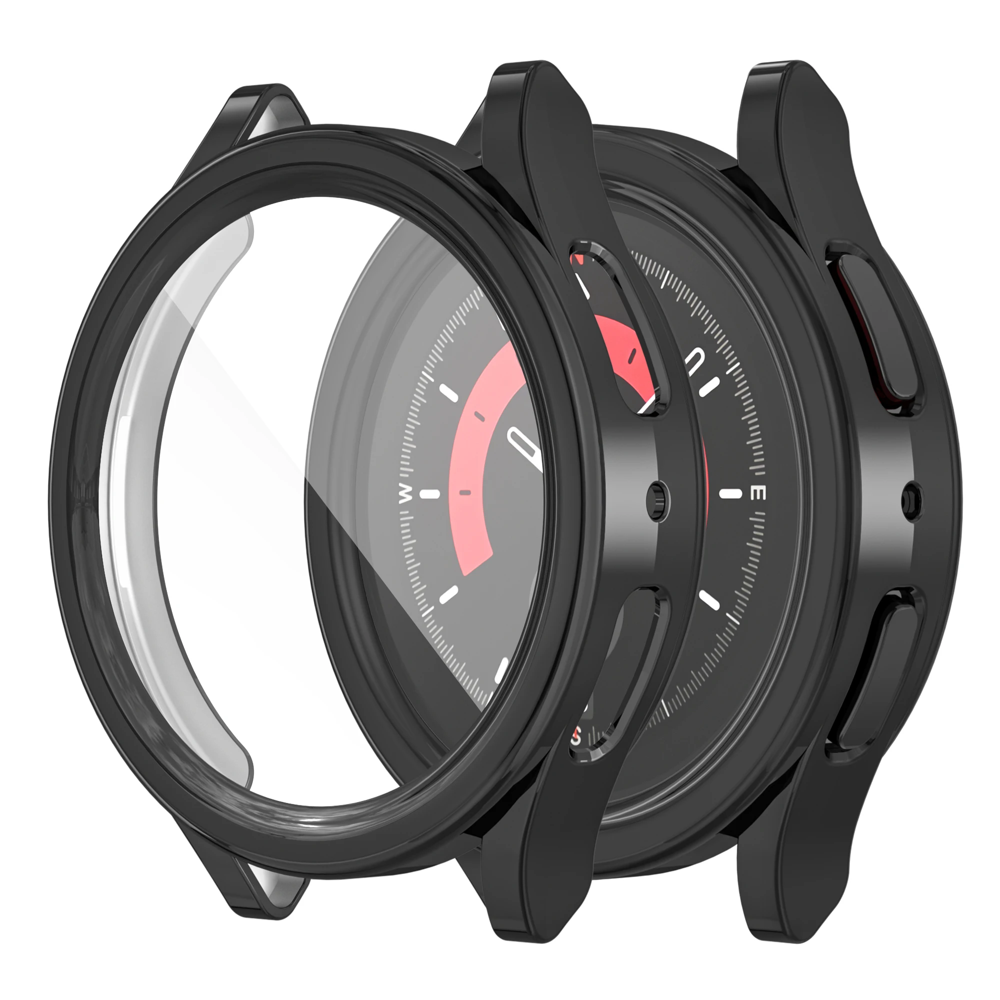 Custodia in TPU per Samsung Galaxy Watch5 Pro cinturino da 45mm custodia protettiva per schermo morbida a tutto tondo custodie per paraurti accessori per orologi forniture