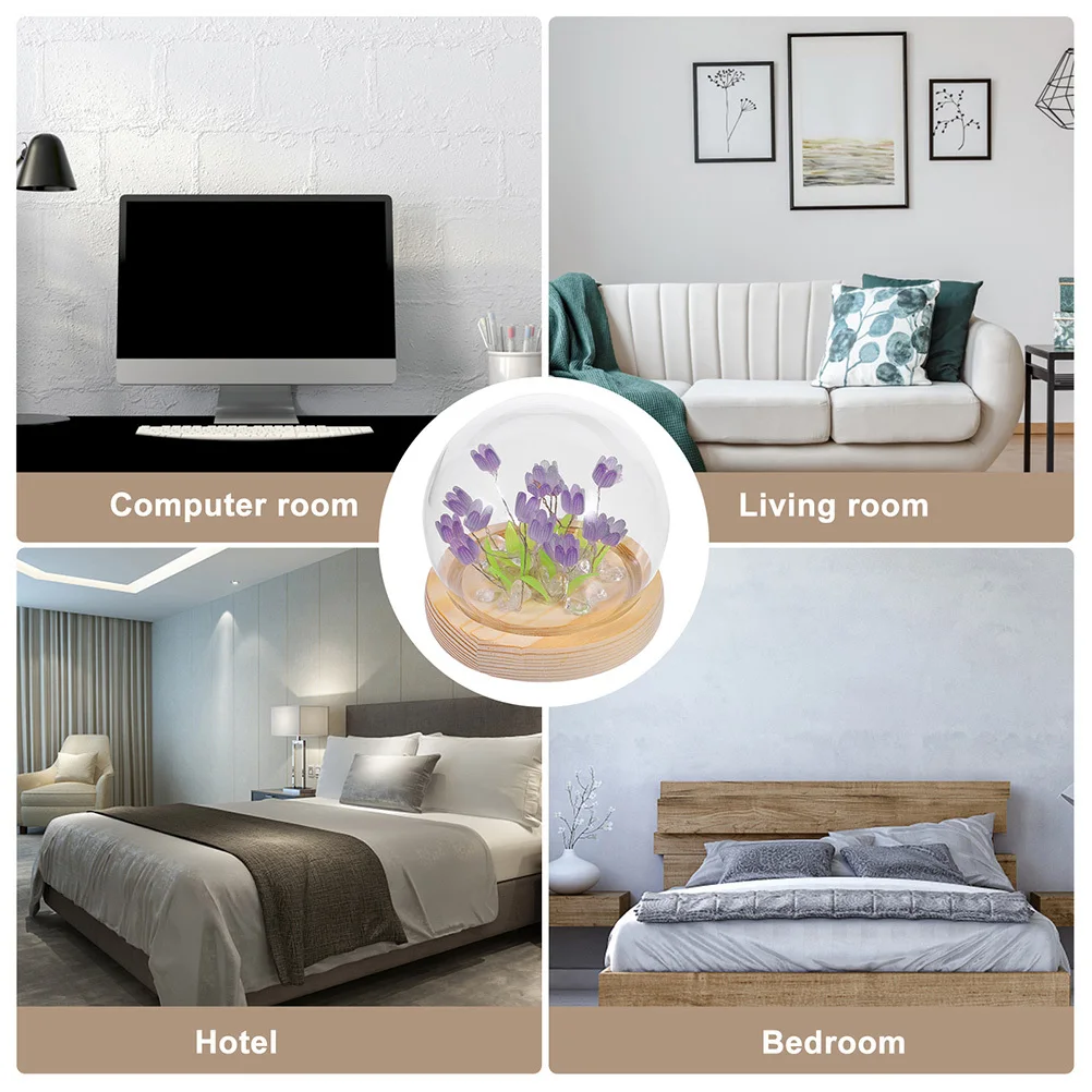 

1Set Tulip Night Light DIY Craft Making Kit Creative Handmade Flower Lamp Soft Light for Bedroom Bedside Decorative Atmospheric