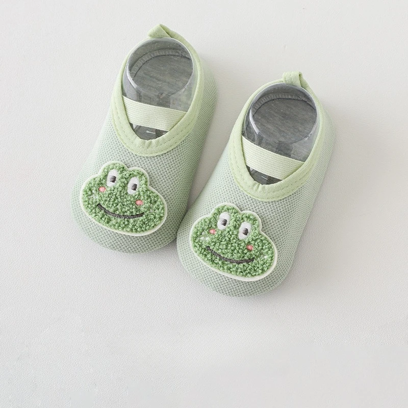 New Spring Summer Cute Cartoon Infant Baby Sock Shoes Children with Soft Soles Anti Slip Girl Boy Toddler Floor First Walkers