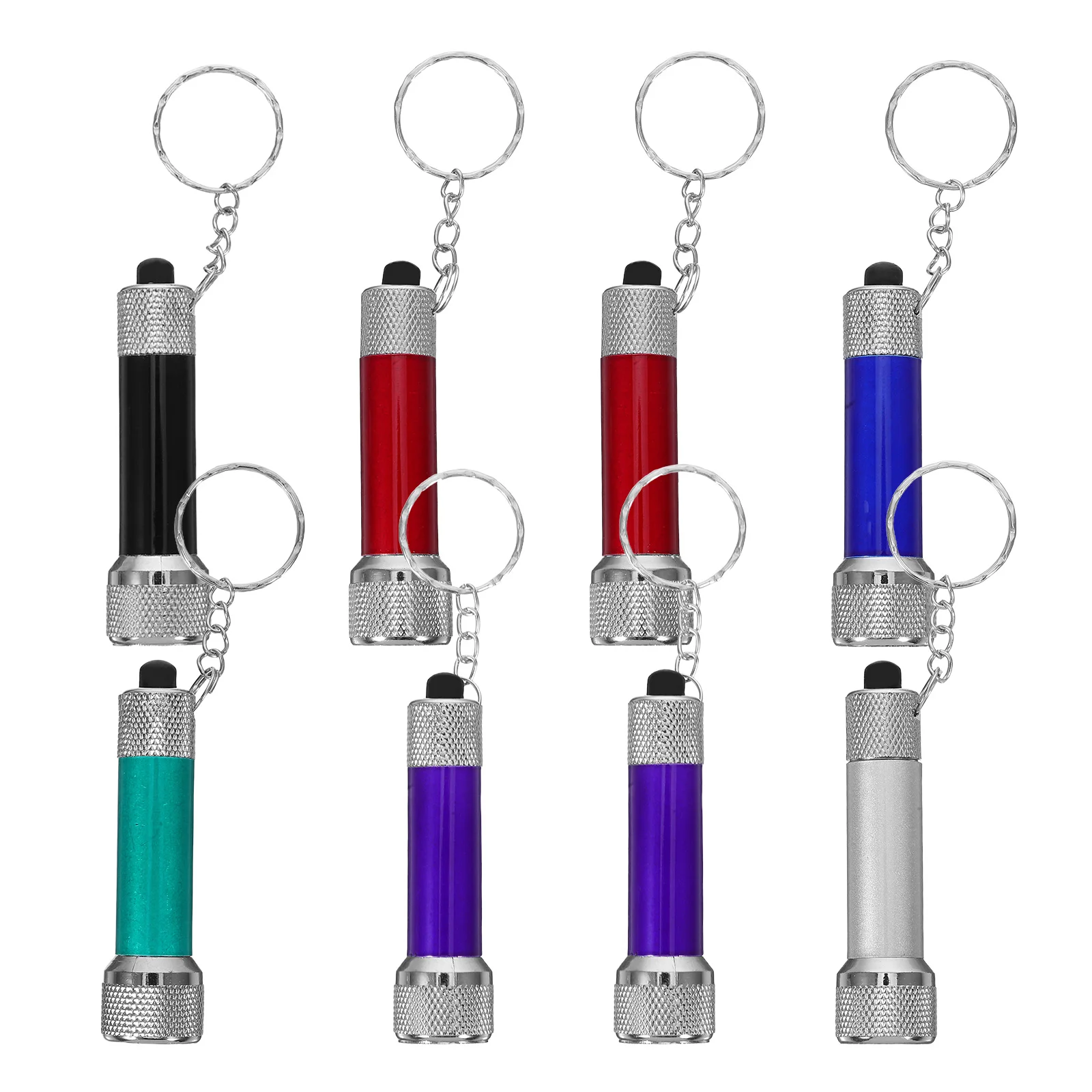 

Portable LED Torch Mini Keyring Flashlight Durable Aluminum Alloy Keychain Light for Camping Biking Outdoor Activities