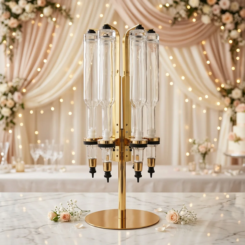 This 6-pack of 375ml rotating perfume bottles is suitable for occasions such as wedding banquets and company annual meetings.