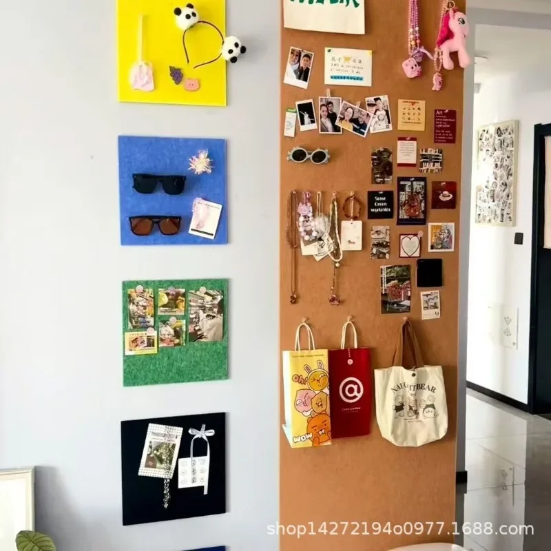 Felt Board Photo Wall Message Board Display Panel Decor Photo Storage Display Wall Photo Wall Background Board Display Board