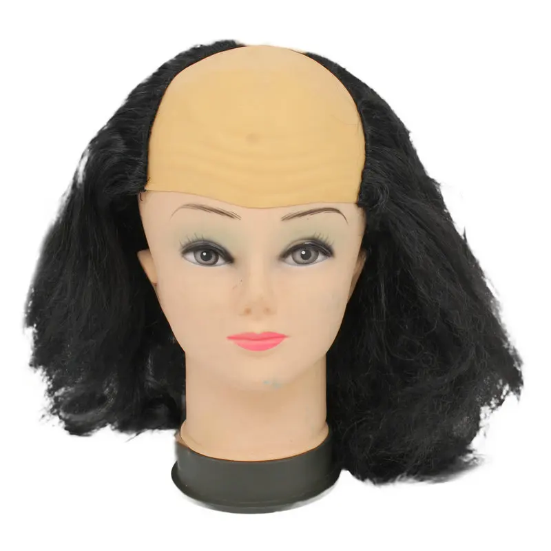 Peruca careca para Cosplay, Velho, Engraçado Performance Props, Halloween Careca