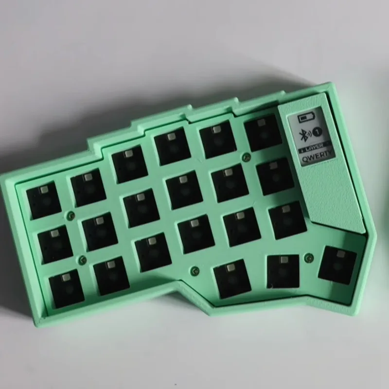 Corne36 Wireless Split Keyboard Kit Custom RGB Hot Swap Bluetooth Plastic Split Mechanical Keyboard Kit for ZMK No Switch Keycap