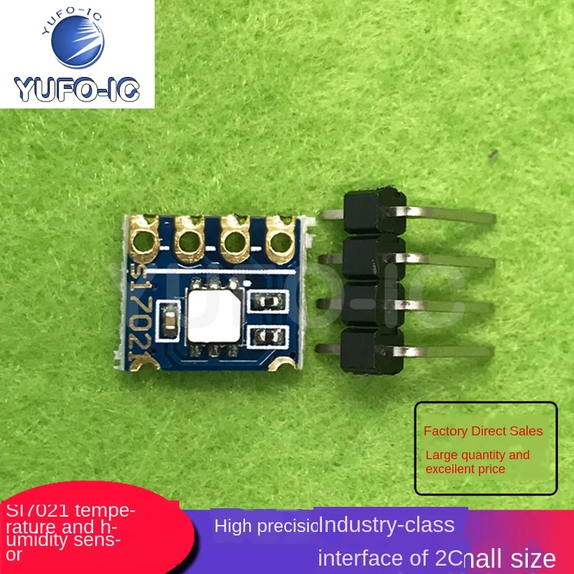 Free Ship 1PCS Si7021 Humidity Sensor High Accuracy I2C Interface Industrial Small Size