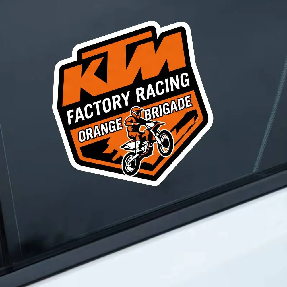 

For Ktm Waterproof Stickers For Decorating Car Windows Motorcycles And Computers.