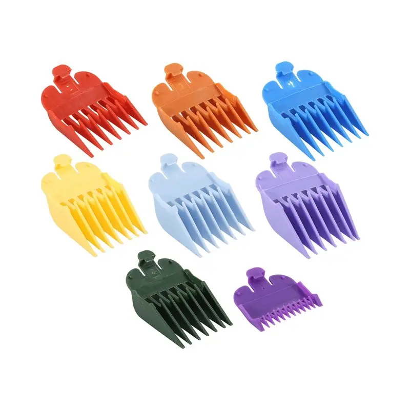 [HOT!A24R】 Professional Hair Clipper Replacement Sheath 8 Colors&Size Limit Comb Accessory Guide Comb, Suitable For Wahl Trimmer
