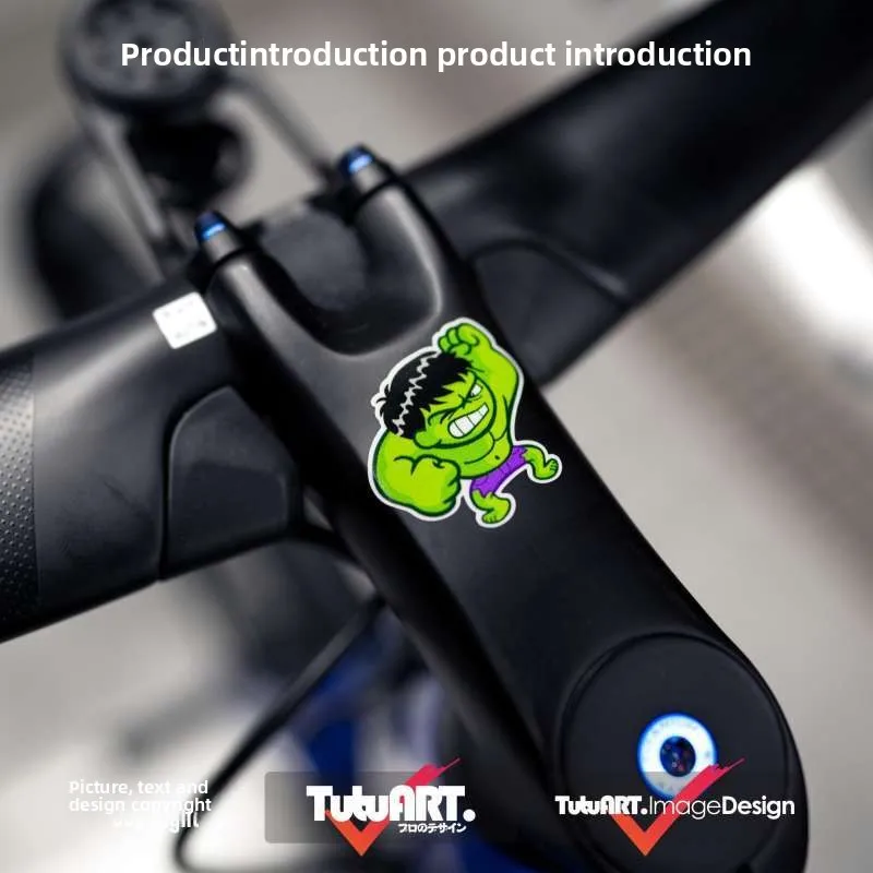 

Наклейки TUTUARTBumper Tour de France Bogacha, наклейка на вынос в одном стиле, маленький Giant3MC, декоративные наклейки для шоссейного велосипеда с героями мультфильмов