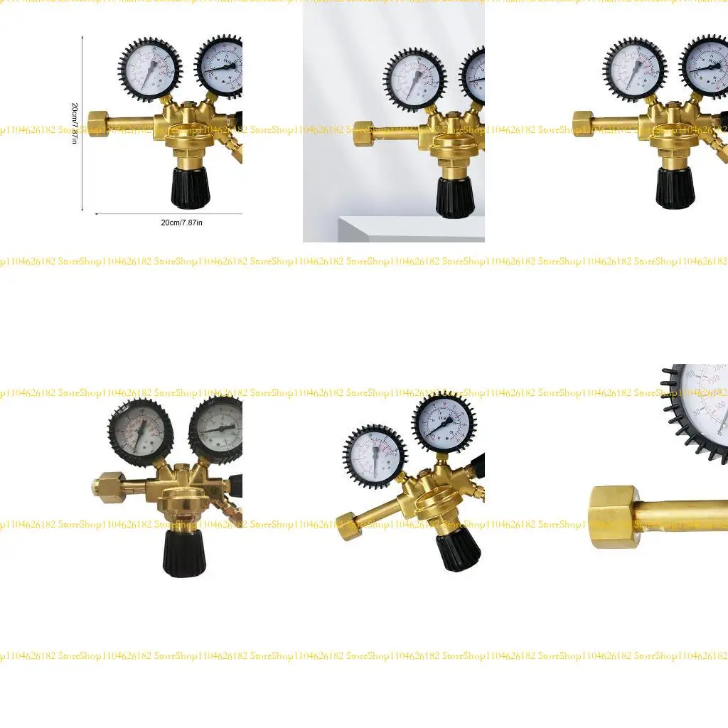 

Q2Q4 Argon Gas Meter W21.8 Thread Pressure Reducing Regulator Welding Pressure Reducer Up to 300bar Carbon Dioxide Meter