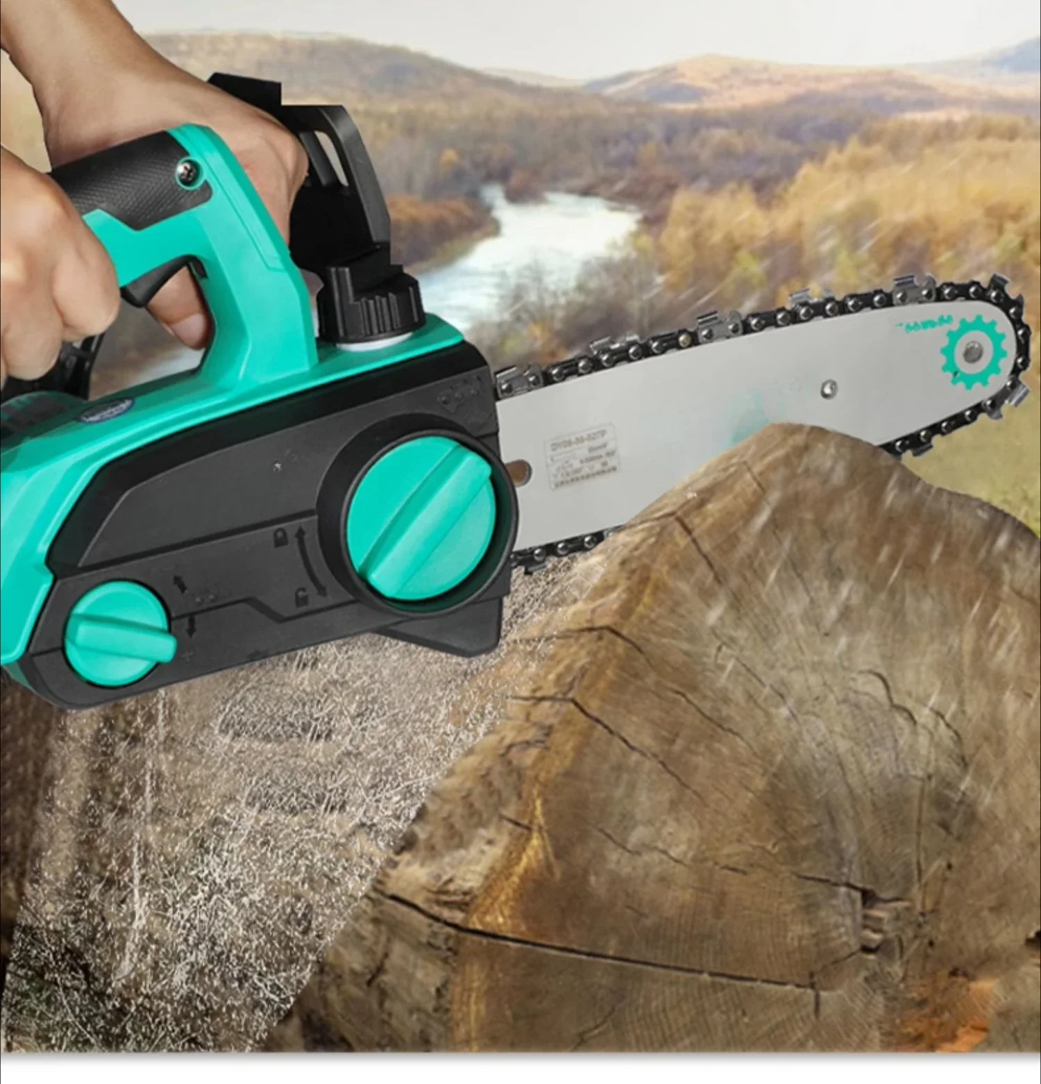 

Rechargeable woodworking lithium electric saw household small handheld saw firewood electric chain saw cutting trees