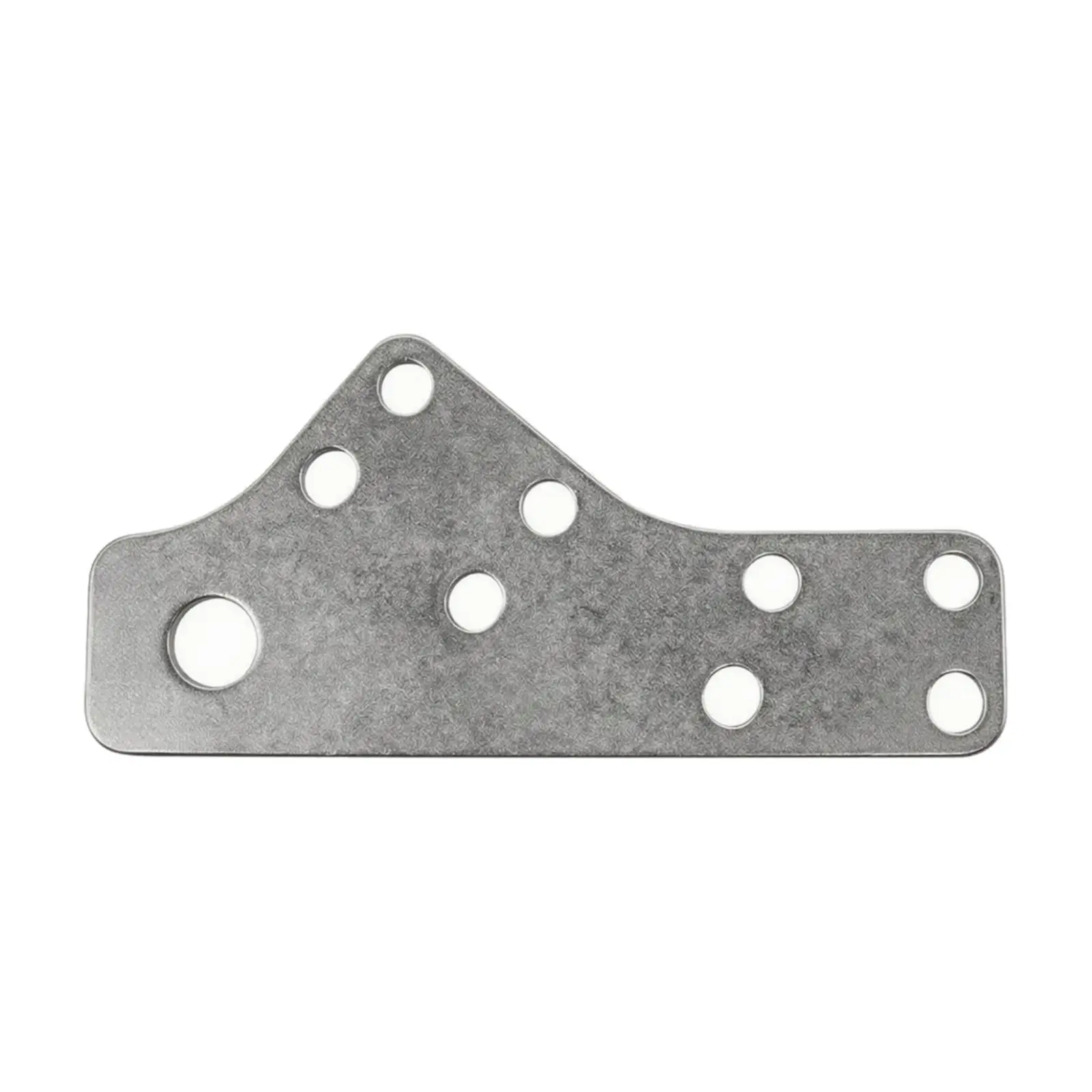 Durable Stainless Steel Connector Plate for Climbing Installations and Rope Course Builds with Precision Drilled Holes