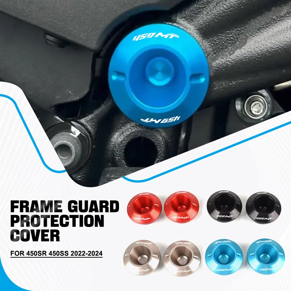 

450 SR SS Motorcycle Accessories Frame Hole Cover Hole Cover Caps Plug Decorative FOR CFMOTO 450SR 450SS 2022-2023-2024 CF MOTO