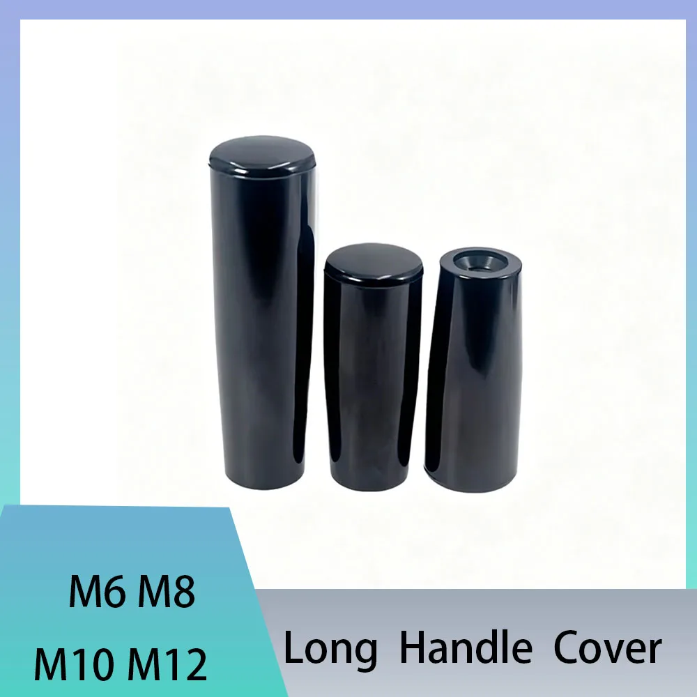 1/5Pcs M6 / M8 / M10 / M12 Long Handle Sleeve With Internal Thread Electric Wood Without Embedded Handle Cylindrical Handle