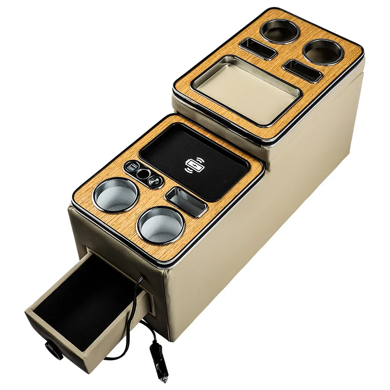 

Универсальный подлокотник-органайзер для коммерческих автомобилей, модификация центральной консоли