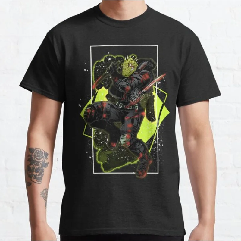 

0405 Manga Dorohedoro caiman Anime T shirt kaiman Manga Men's print Graphic Tee Shirt 100% cotton Y2K clothes All size tops