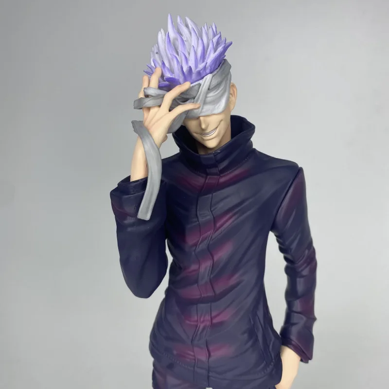 Gk Gojo Satoru Figur Jujutsu Kaisen Anime 30 cm Limitierte Auflage Sammlermodell Desktop-Dekoration für Anime-Sammler