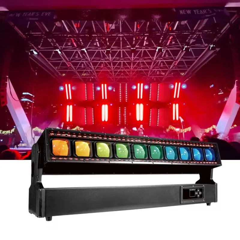 

10x60W RGBW LED Stage Wash DMX Rattlesnake Strip Lights IP65 Wall Panel for Club Party