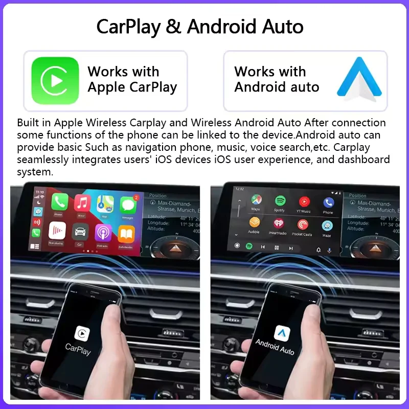 Android 14 Auto Carplay 9'' For Bentley Continental GT Flying Spur 2005-2019 Car Radio GPS Multimedia Stereo Player 4G Head Unit