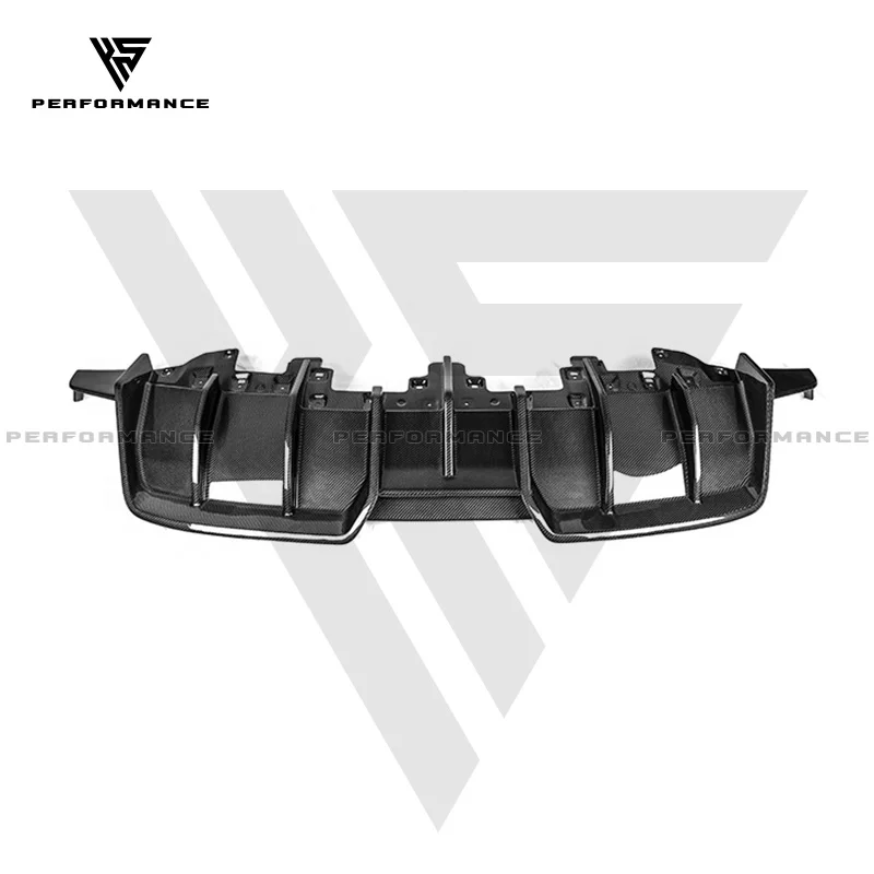 

High Quality PT Style Dry Carbon Fiber Car Parts Rear Diffuser Lip For Lambo Huracan EVO Carbon Diffuser