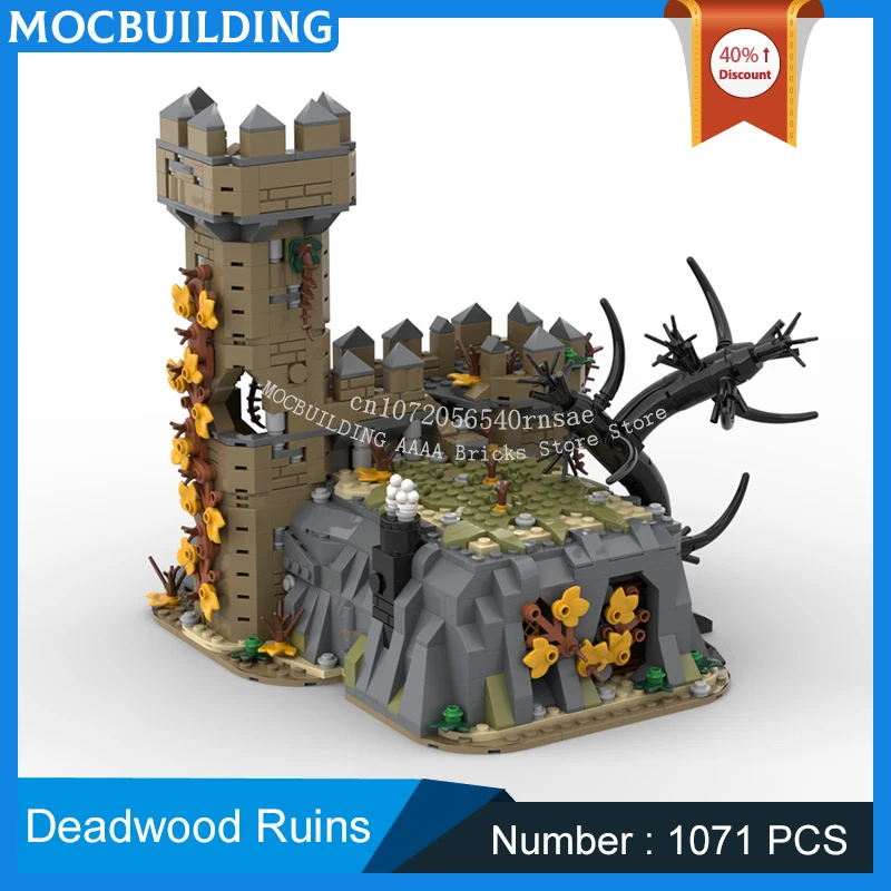 

MOC Building Blocks Classic Movie Scene Watchtower Ruins Model Monster Dungeon Creative Toys DIY Assemble Bricks Collection Gift