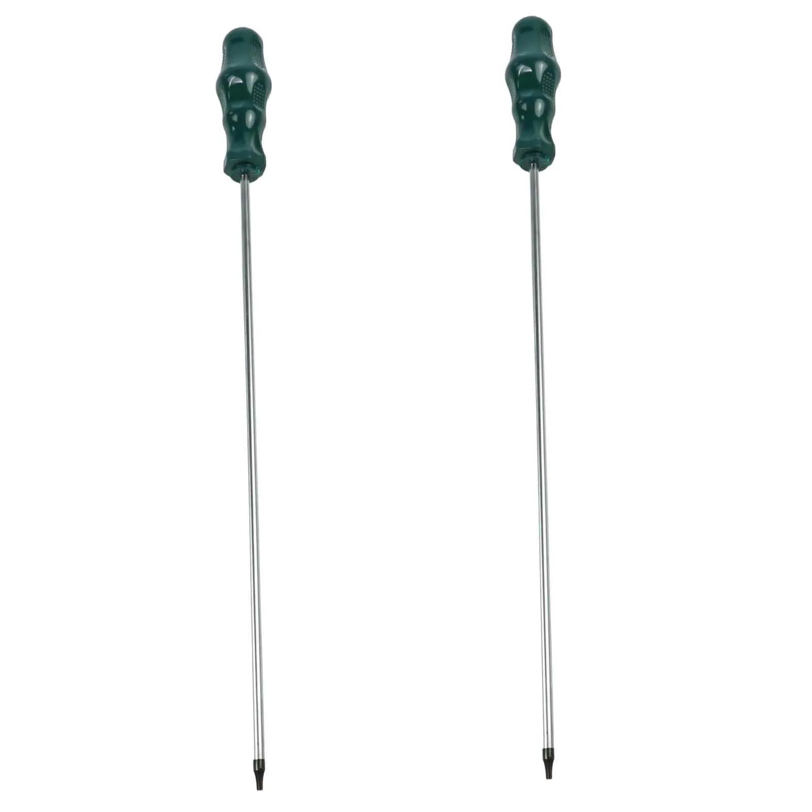 2Pcs 400mm Long Magnetic Screwdriver Set For Automobile And Electronics Repair With Ergonomic Handle Chrome Vanadium