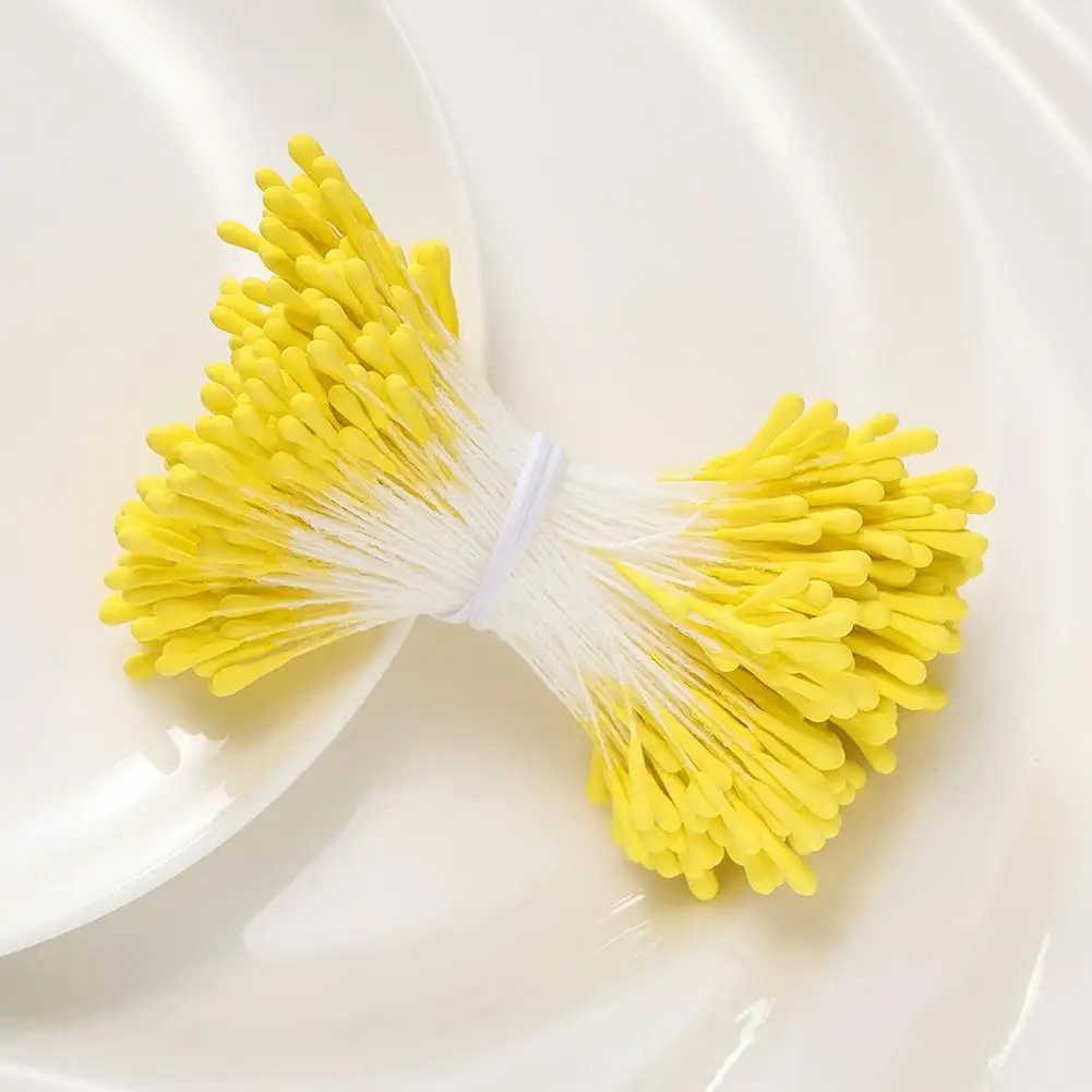 2mm Hastes de Chenille, Estames Artificiais para Flores, Mini Acessórios DIY para Casamento, Decoração Floral, 390 Peças, Decoração com Pérolas para Casa e Festas Pi N9K4