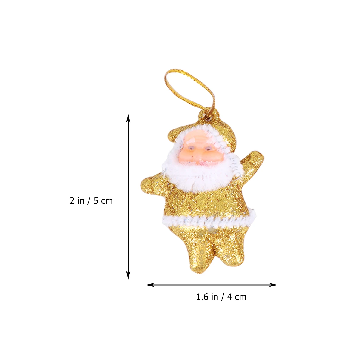 

12 Pcs Hanging Christmas Ornaments Decoration Craft Decorations Flocked for Crafts