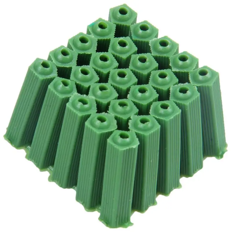 IALJ-2000 Pcs Green Masonry Screw Fixing Wall Anchor Plugs 6Mm X 27Mm