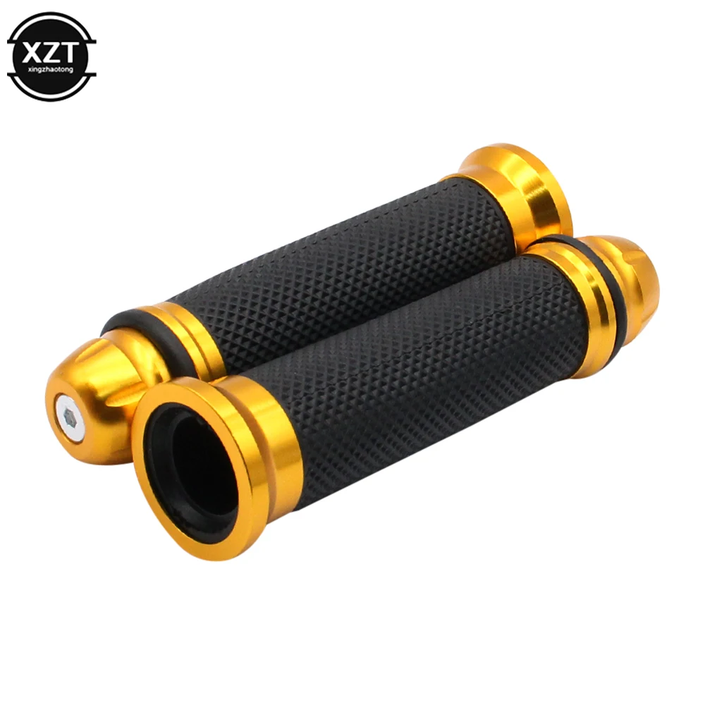 1 Pair 7/8\'\' Anti-Slip Motorcycle grips hand Handlebar Bar Grips Bicycle Rubber Mountain Cycle Handle Handlebar Bar Grips