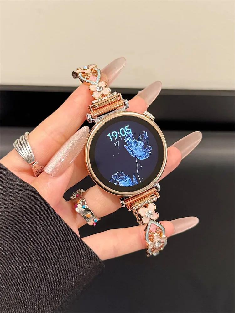 

Suitable for HW Watch Fit3/Fit4 straps and HW Band 8/9/10NFC dopamine metal handmade straps