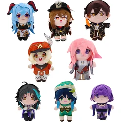 Creative Genshin Impact Plush Game 20cm Peripherals Cotton Doll School Bag Pendant Girlfriend Keychain Car Decoration Gift Toy