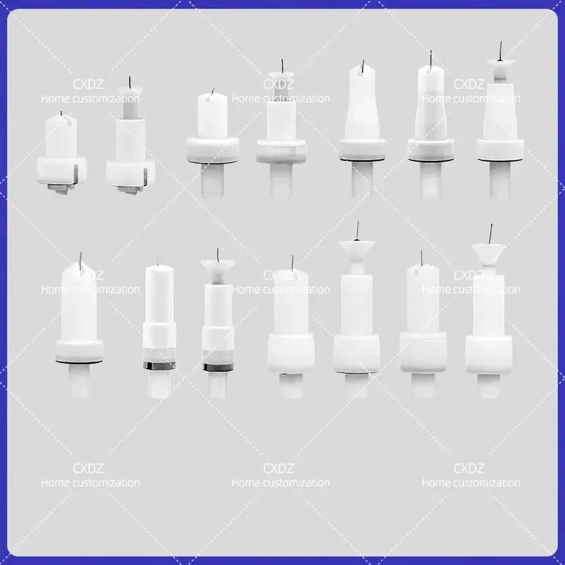 Electrostatic Spray Gun Nozzle Electrode Needle Holder Head Round Flat Extension Rod Spraying Machine Accessories