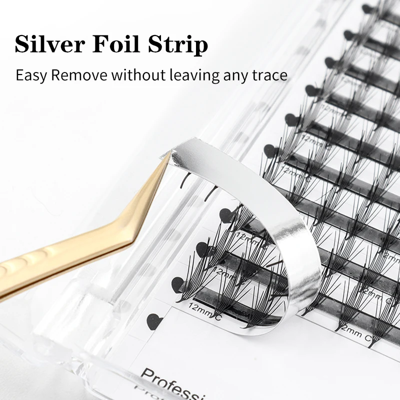 Winky Beauty – faux cils en flocons Super fins, Ultra naturels et volumineux, 3D bouclés, préfabriqués, sans grappes