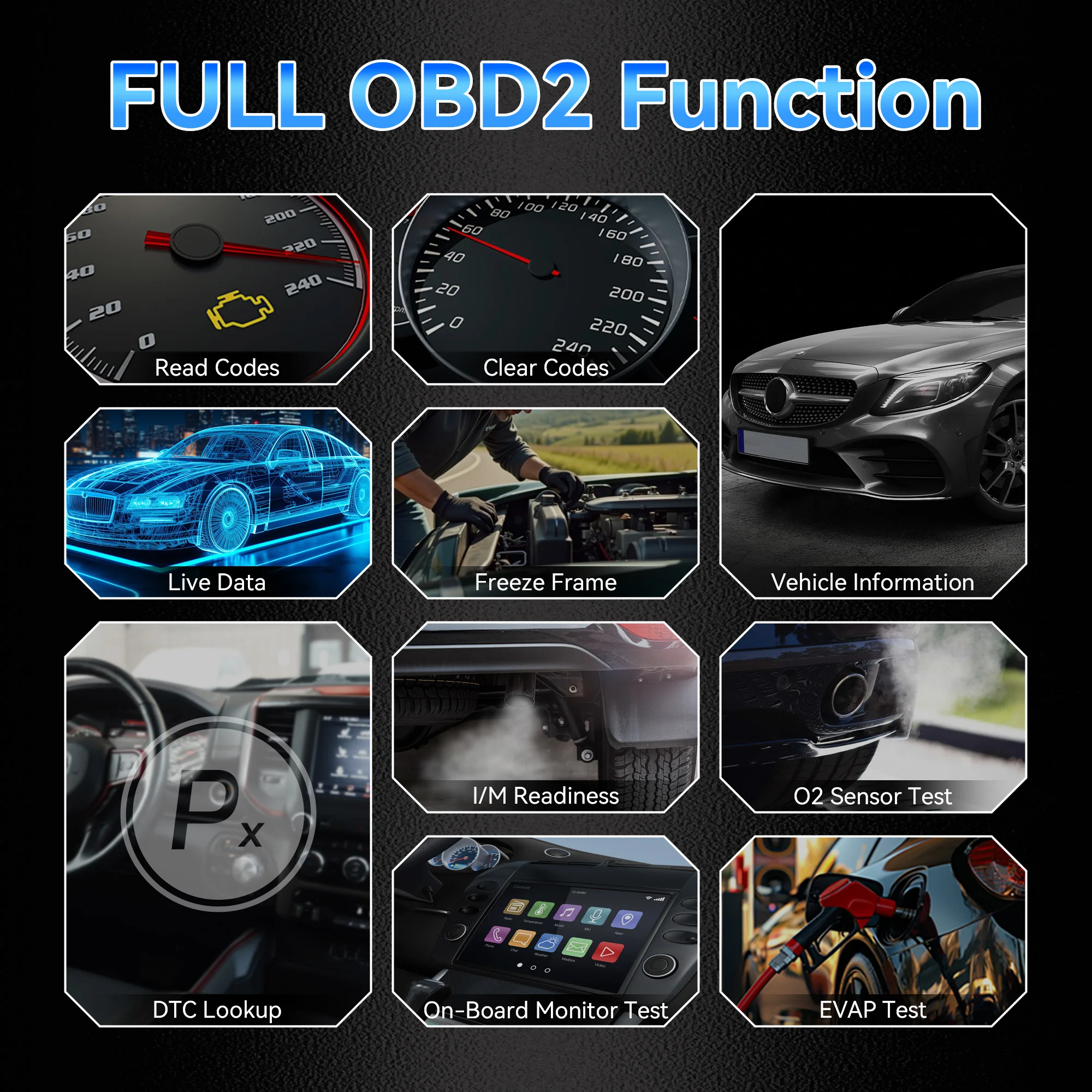 2026 KONNWEI MAXOBD-PRO Auto OBD2 Bluetooth Diagnose-Scanner mit Ölwechsel-Rücksetzfunktion Auto OBD Diagnosegerät – Detail 10