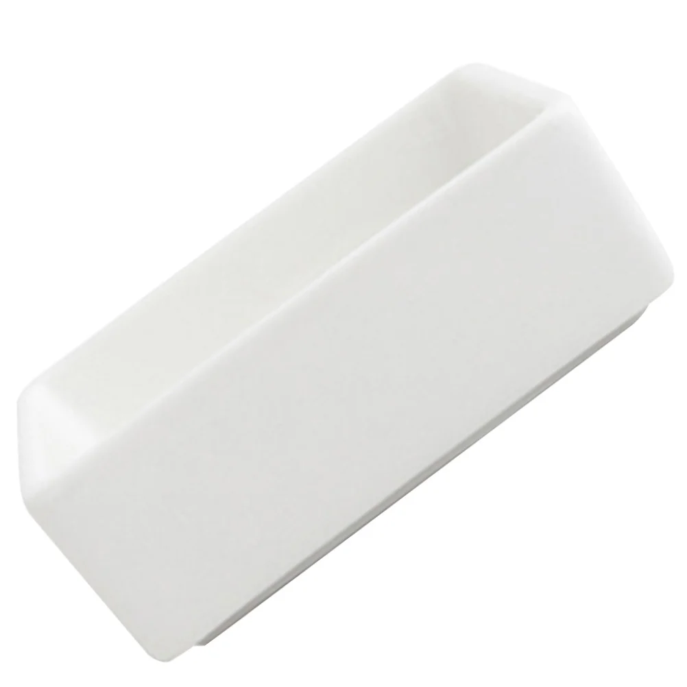 

Маленькая керамическая сервировочная миска, элегантная квадратная тарелка с блюдцем для ловли, закусок, соуса, белая многофункциональная миска для вечеринки, использования на кухне