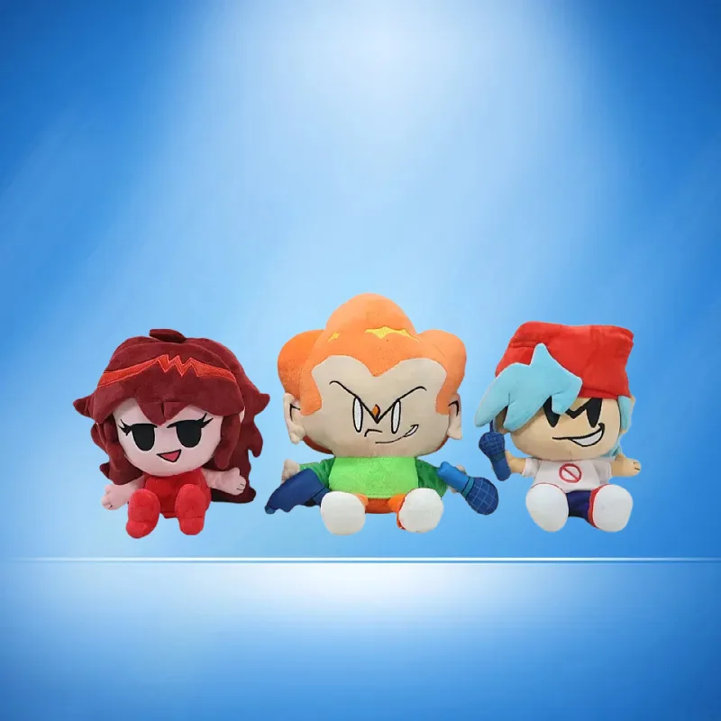 New Arrival Hot Sale Fnf Nene Pico Darnell Funkin Plush Doll Friday Night Soft Stuffed Toy Game Character Decorations Toys Gifts