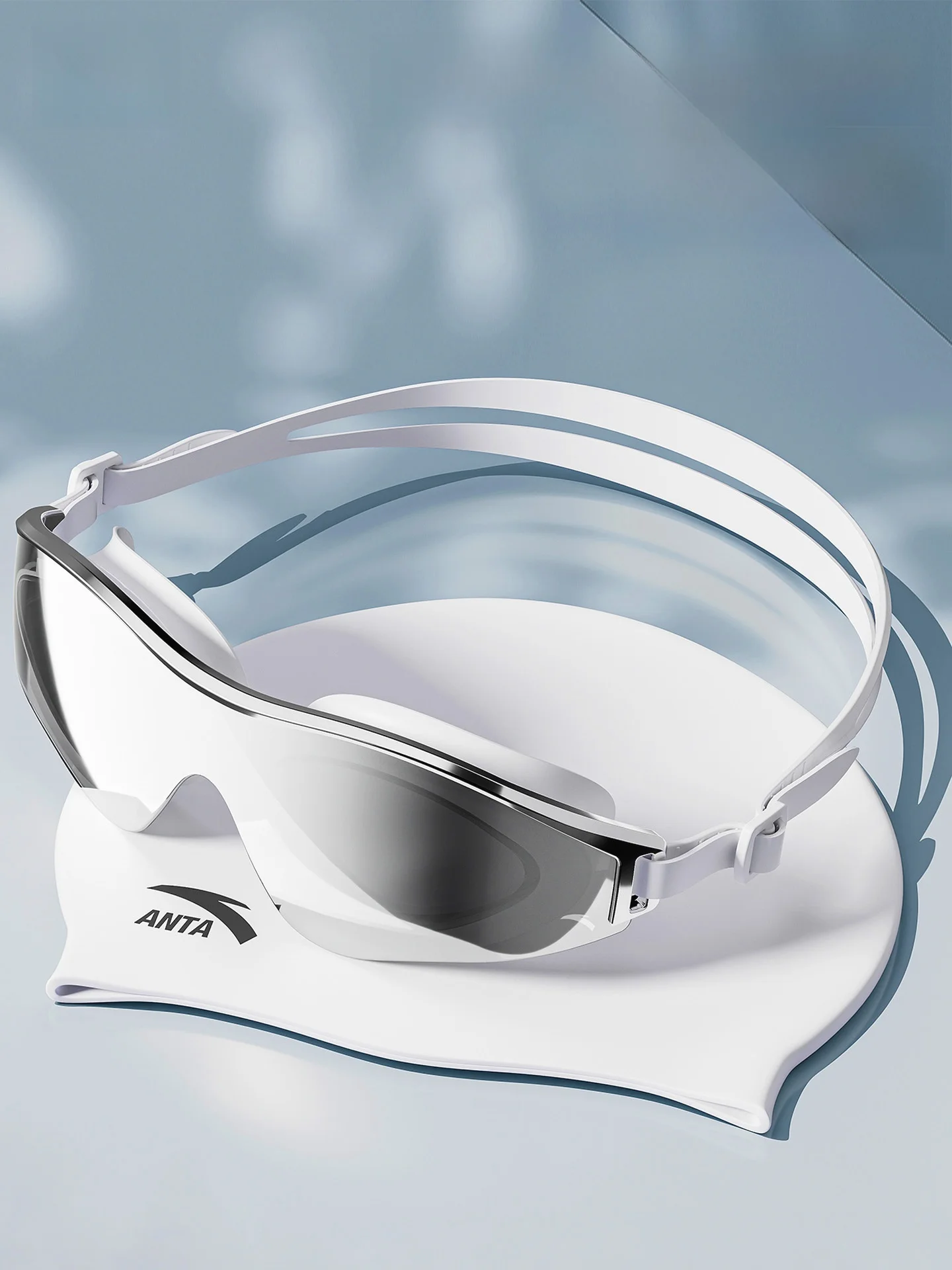 water-eye-20-swimming-goggles-unisex-high-definition-myopia-with-degree-waterproof-anti-fog-swimming-cap-glasses-set