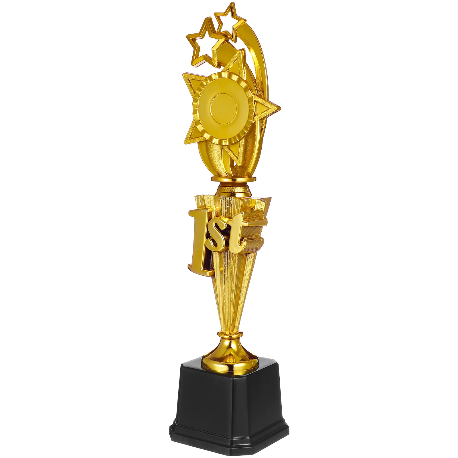 1st Place Star Trophy Elegant Plastic Award for Sports Soccer Kids School Competition Celebration Prize Cup Winner