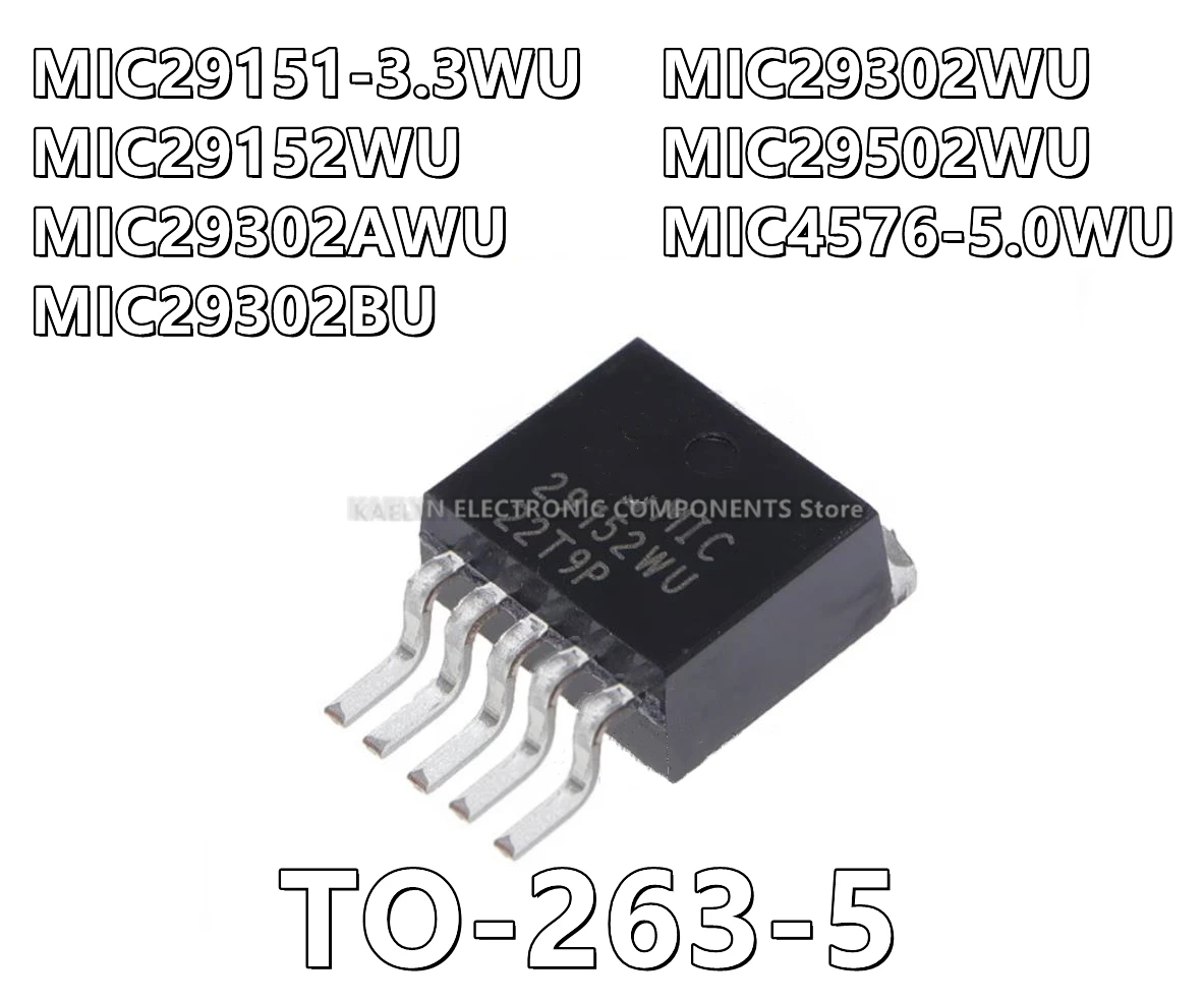 

10Pcs/lot MIC29151-3.3WU 29151-3.3 MIC29152WU MIC29152 MIC29302AWU MIC29302BU MIC29302WU MIC29302 MIC29502WU MIC4576-5.0WU