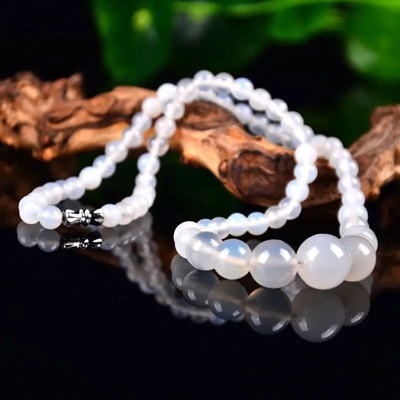 

Натуральное классическое модное ожерелье из агата, цепочка-башта, универсальные женские украшения