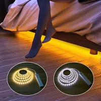 1-5m Wireless PIR Motion Sensor LED Strip Light Waterproof Bed Closet Kitche Stairs Night light 5V 2835 LED Strip Battery Power