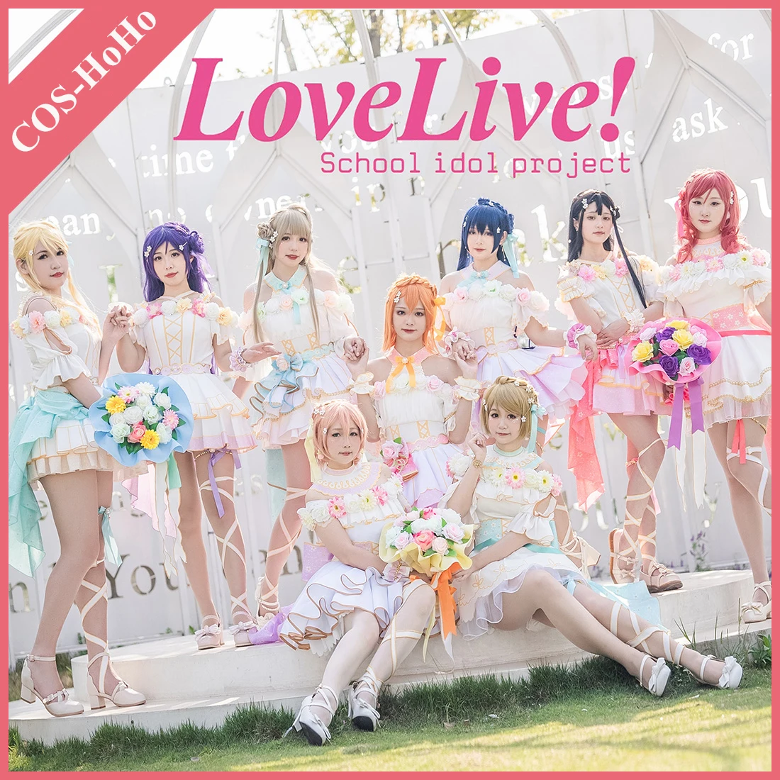 

COS-HoHo аниме Lovelive Маки Рин Эли все учасники платье для цветочного фестиваля элегантная униформа косплей костюм ролевые игры женский новый