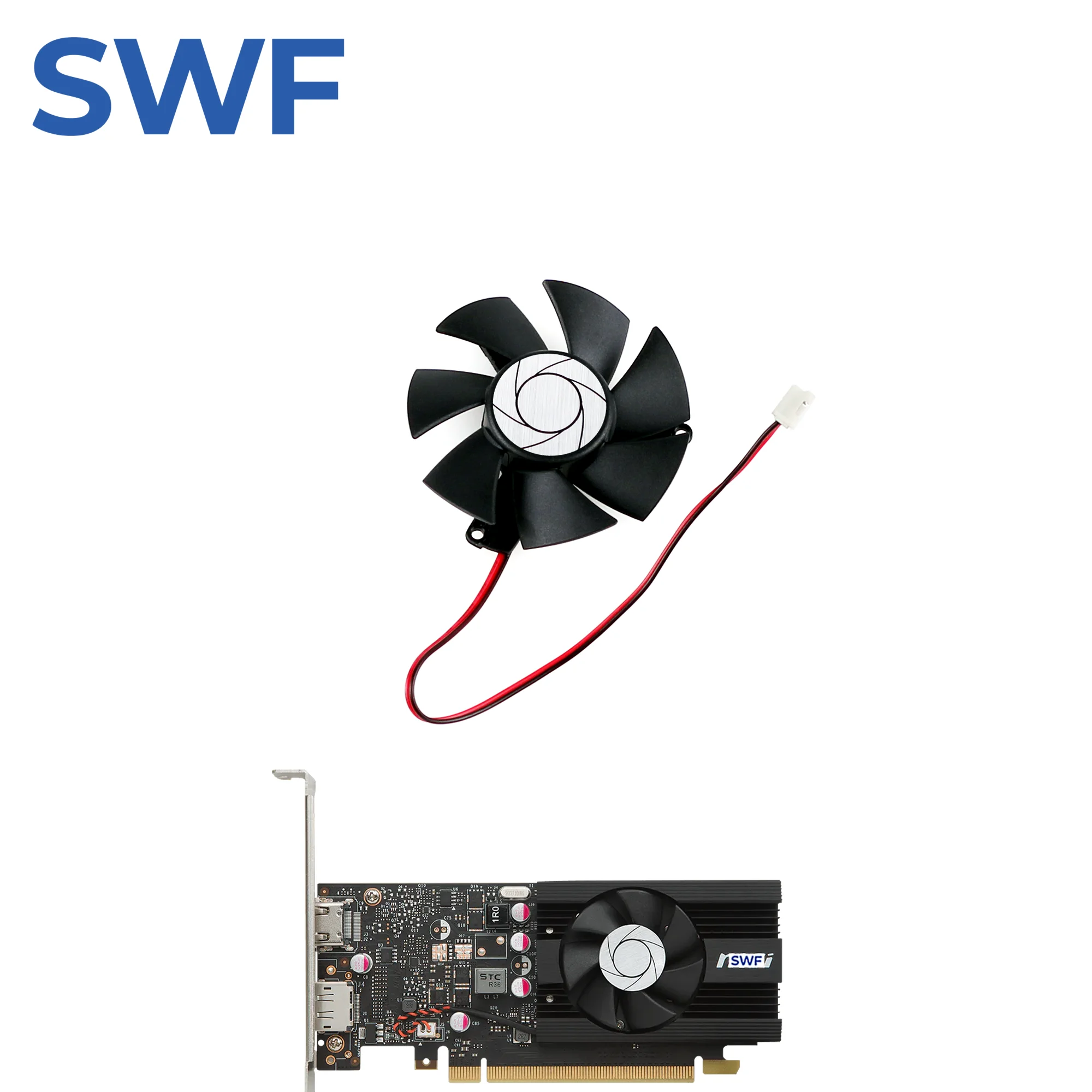 

47MM HA5010M12-F Cooling Fan For MSI GT 1030 LP OC Graphics Video Card Cooler Fan