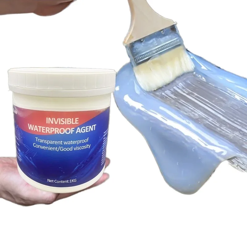 Modern environmentally friendly waterproof roofing mask coating transparent waterproof glue invisible waterproof agent
