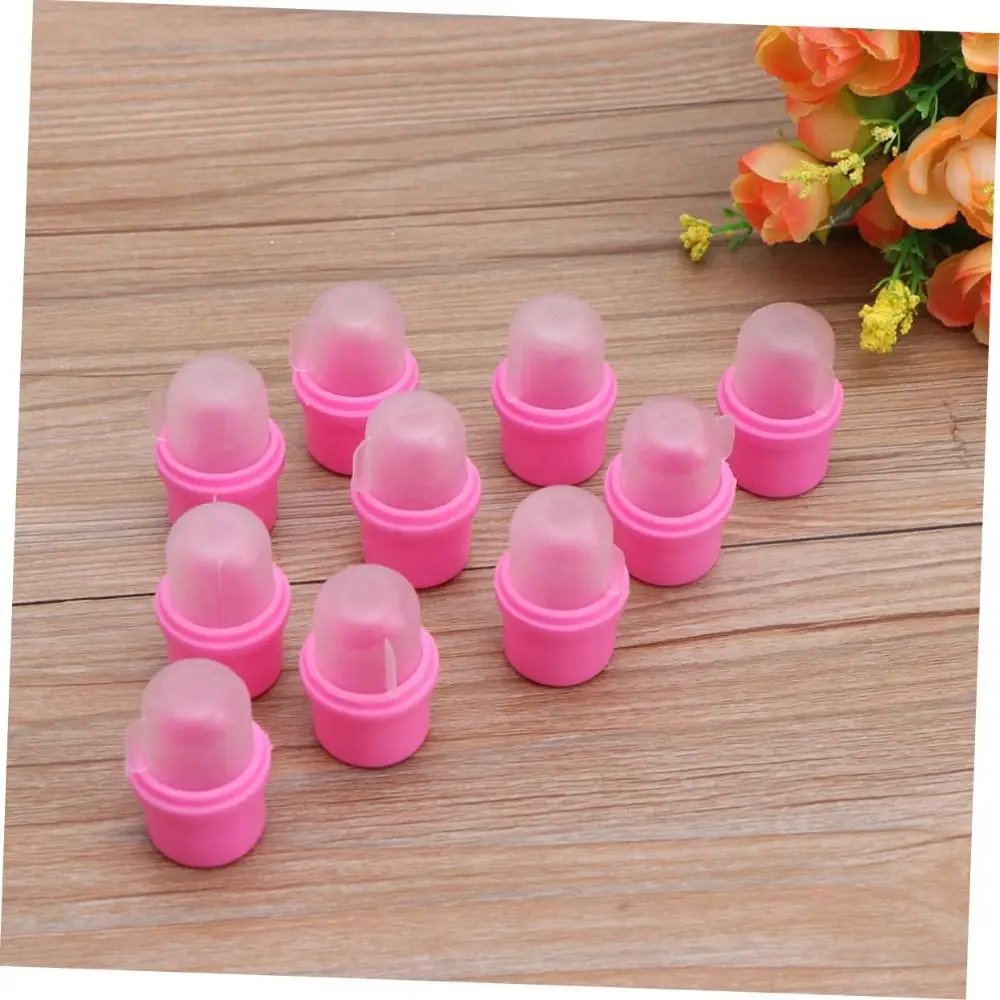 10 pz Nuovo per Facile Rimozione Smalto per Unghie Soaker per Unghie Riutilizzabile Durevole Pratico Strumenti per Manicure Clip per Dito per Gel Uv Soak Off