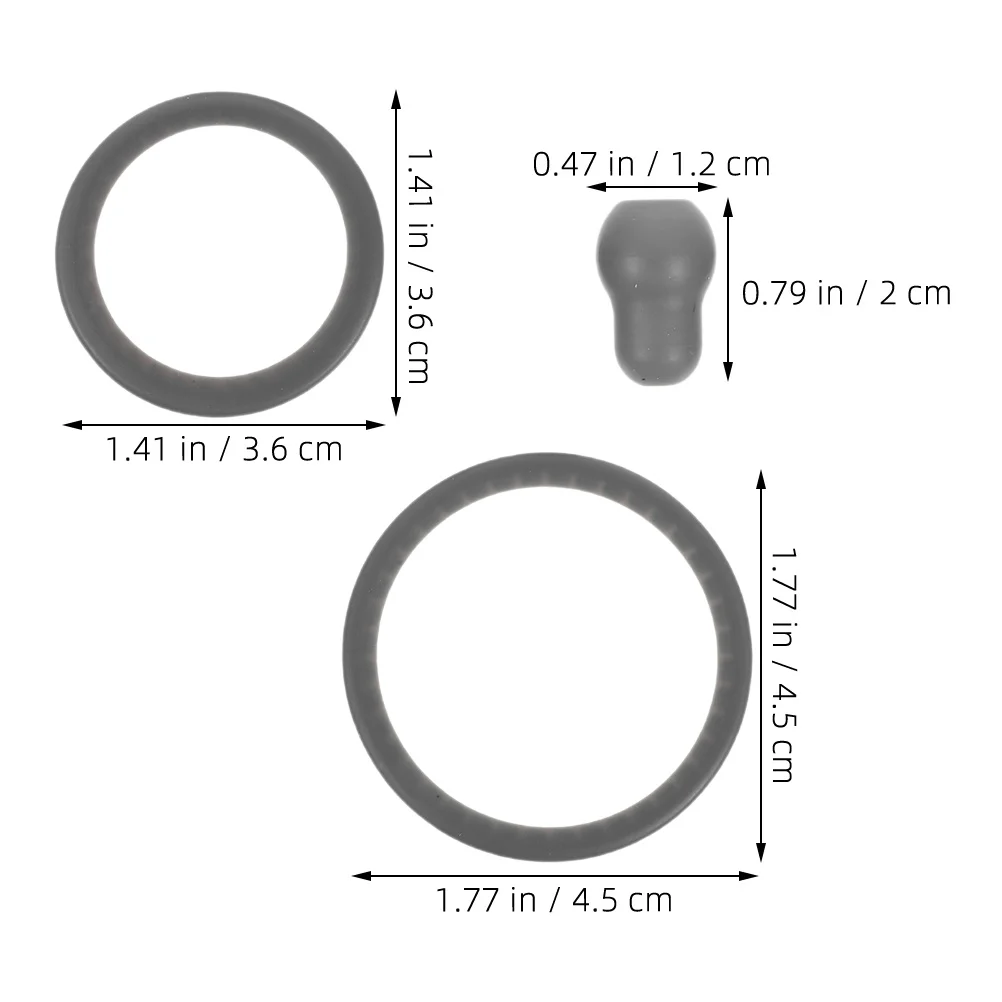 4 قطعة مجموعة ملحقات سماعة الطبيب السيليكون استبدال الحجاب الحاجز الأذن نصائح للكبار استخدام الأطفال أجزاء إصلاح أداة طبية #5